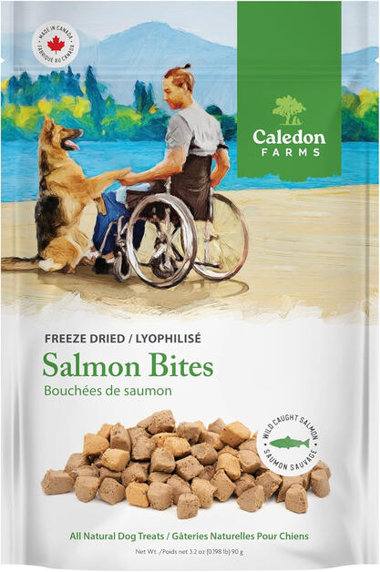 One of Gus's favourite treats! Only Salmon and some vitamins!
